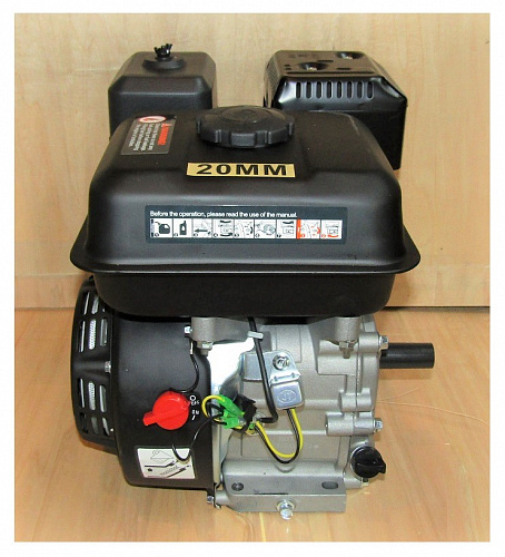 Двигатель бензиновый TSS KM210C-S (диаметр вала=20 мм.) - 4