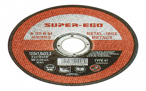 Абразивный отрезной диск SUPER-EGO ULTRA 115мм Абразивный отрезной диск SUPER-EGO ULTRA 115мм